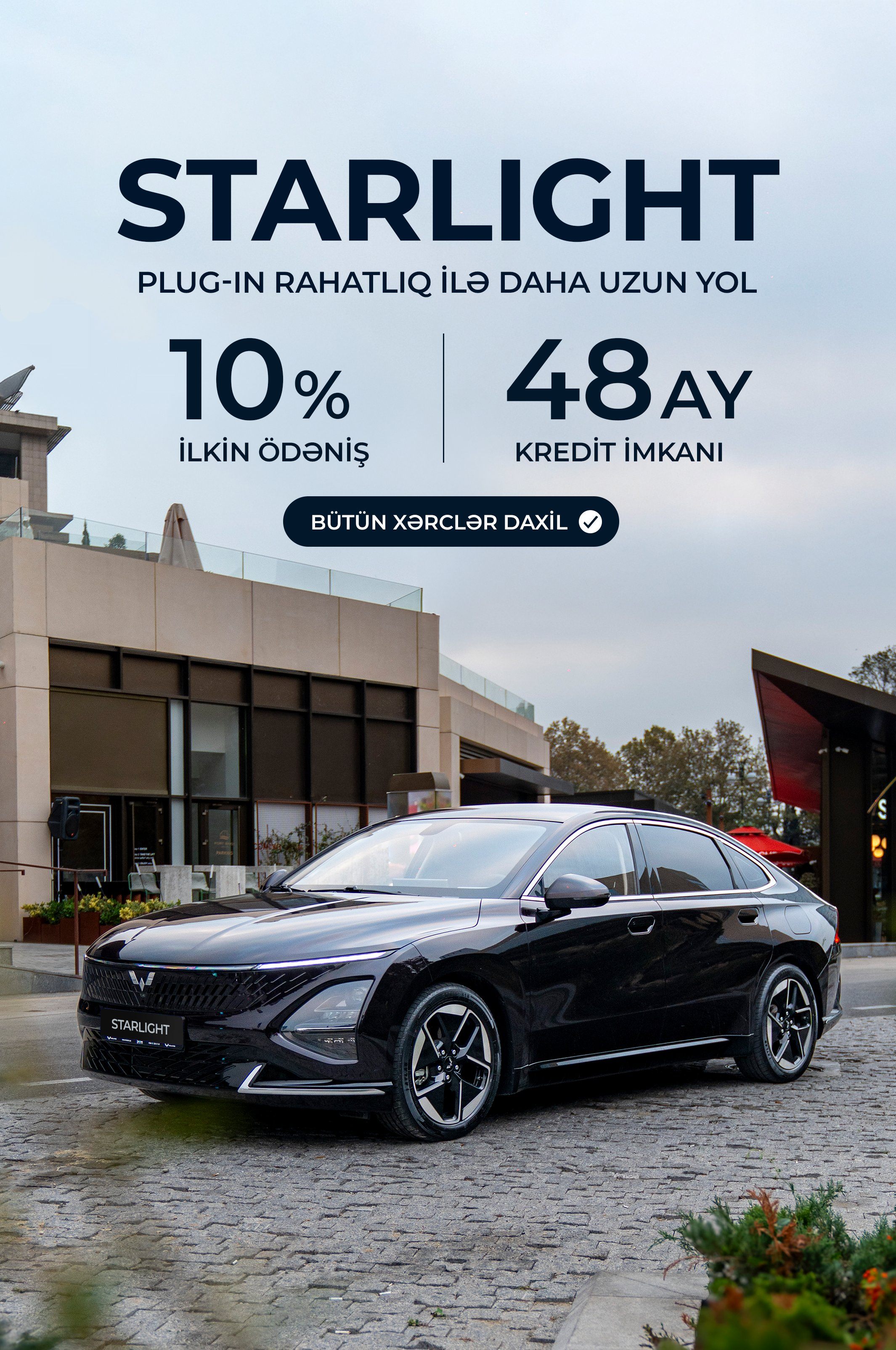 Starlight – Plug-in Hibrid texnologiyası ilə toplam 1200 km yürüş məsafəsi əldə edin